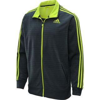 adidas Mens Ultimate Track Jacket   Size Large, Onix/electricity