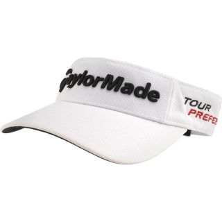 TAYLORMADE Mens Tour Radar Golf Visor, White