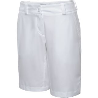 NIKE Womens Modern Rise Tech Golf Shorts   Size 6, White/white