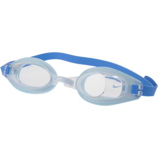 NIKE Womens Hydra Fem Swim Goggles   Size Small, Clear Blue