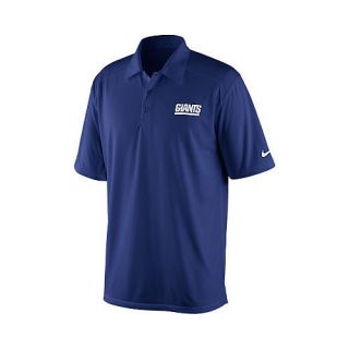 NIKE Mens New York Giants Dri FIT FB Coaches Polo   Size Small, Blue/red