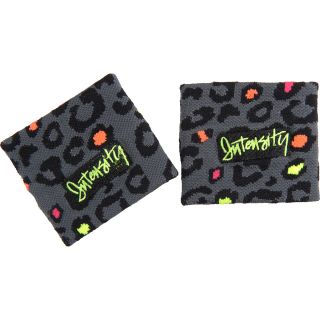 INTENSITY Double Play Terry Wristbands, Colorfull Cheetah