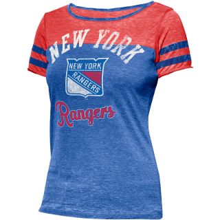Touch By Alyssa Milano Womens New York Rangers Morgan Short Sleeve T Shirt  