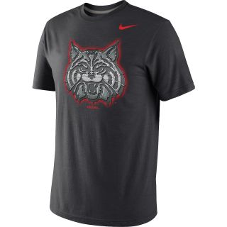 NIKE Mens Arizona Wildcats Stealth Mascot Tri Blend Short Sleeve T Shirt  