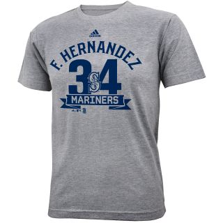 adidas Youth Seattle Mariners Felix Hernandez Back to Basics Super Soft T Shirt