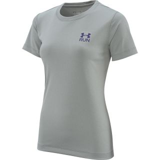 UNDER ARMOUR Womens Done Short Sleeve Running T Shirt   Size Large, True