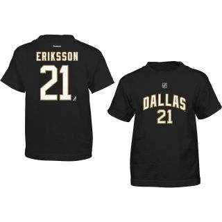 REEBOK Youth Dallas Stars Loui Eriksson Player Team Color Short Sleeve T Shirt  