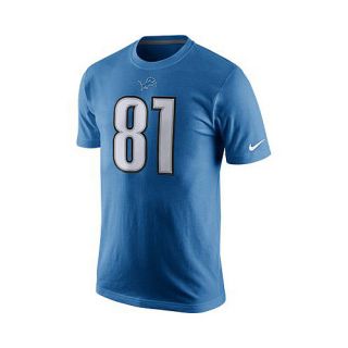 NIKE Mens Detriot Lions Calvin Johnson Player Pride Name And Number T Shirt  