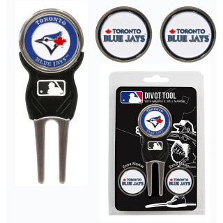 Team Golf MLB Toronto Blue Jays 3 Marker Signature Divot Tool Pack