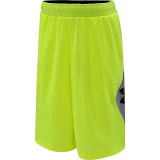 UNDER ARMOUR Boys From Downtown Basketball Shorts   Size Xl, High Vis Yellow