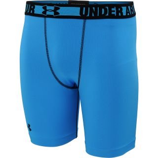 UNDER ARMOUR Mens HeatGear Sonic Compression Shorts   Size Small, Electric