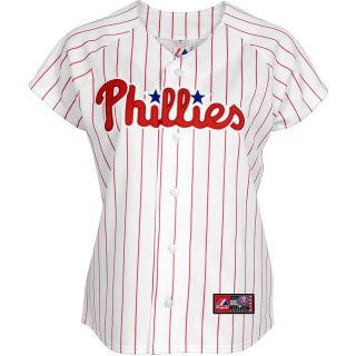 Majestic Athletic Philadelphia Phillies Cliff Lee Womens Replica Home Jersey  