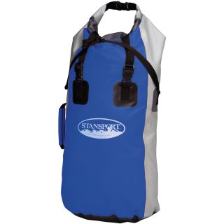 Stansport Top Load Dry Bag   Size x , Blue And White (476)