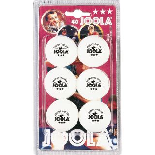 Joola Rossi Three Star White Table Tennis Balls 6 Pack (44320)