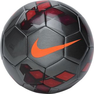 NIKE Luma Soccer Ball   Size 5, Grey/red