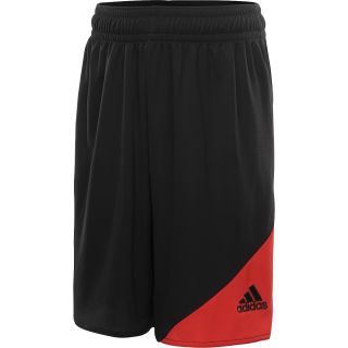 adidas Mens Striker 13 Shorts   Size Medium, Black/red