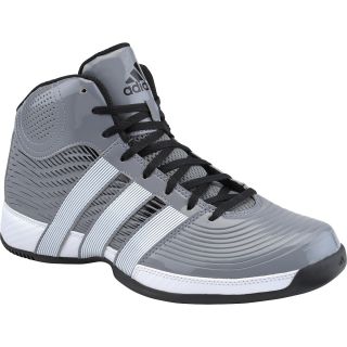 adidas Mens Commander TD 4 Mid Basketball Shoes   Size 10, Grey/white/black