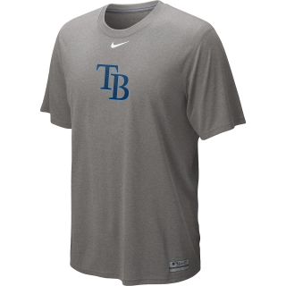 NIKE Mens Tampa Bay Rays AC Dri Fit Logo Legend Short Sleeve T Shirt   Size