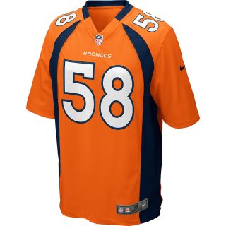 NIKE Mens Denver Broncos Von Miller Game Team Color Jersey   Size Medium,