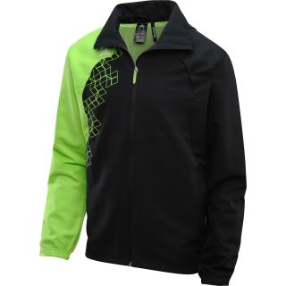 adidas Mens Predator Woven Jacket   Size 2xl, Black/green