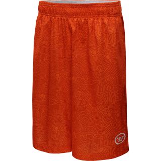 WARRIOR Mens Champ Lacrosse Shorts   Size Medium, Orange