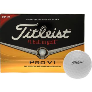 TITLEIST 2013 Pro V1 Golf Balls   12 Pack, White