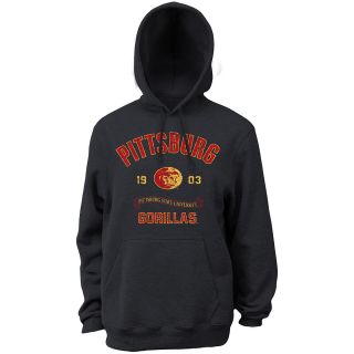 Classic Mens Pittsburg State Gorillas Hooded Sweatshirt   Black   Size Small,