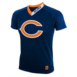 NFL Team Apparel Youth Chicago Bears Performance Short Sleeve T Shirt   Size