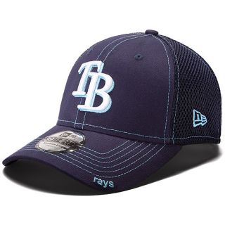 NEW ERA Mens Tampa Bay Rays Neo 39THIRTY Structured Fit Cap   Size S/m, Navy