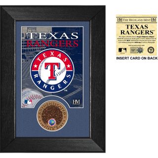 The Highland Mint Texas Rangers Infield Dirt Coin Mini Mint (MLB135K)