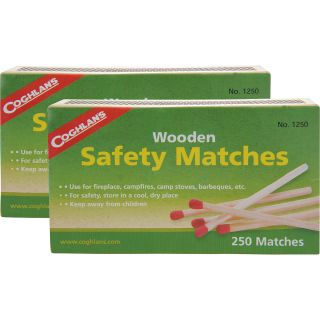 COGHLANS Wooden Safety Matches   500 Pack