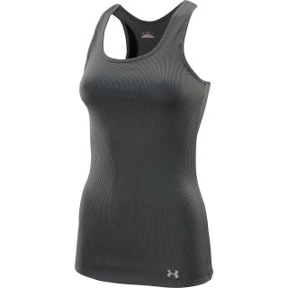 UNDER ARMOUR Womens Victory Tank   Size Xl, Carbon Heather