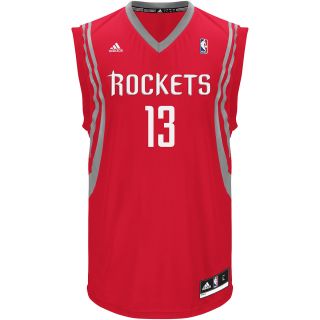 adidas Mens Houston Rockets James Harden Revolution 30 Swingman Road Jersey  