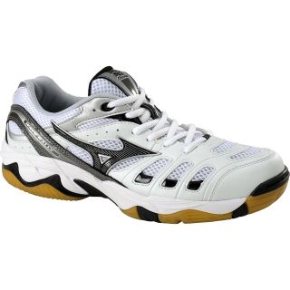 MIZUNO Womens Wave Rally 2 Volleyball Shoes   Size 10, White/black