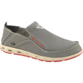COLUMBIA Mens Bahama Vent PFG Boat Shoes   Size 8, Grey/red