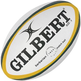 Gilbert Barbarian Rugby Match Ball   Size 5, Blue/green (GB0040 BLU/GRN)