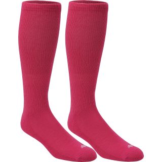 SOF SOLE Girls All Sport Over The Calf Team Socks   2 Pack   Size Small, Pink