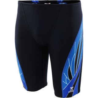 TYR Mens Phoenix Splice Jammer Swimsuit   Size 36, Black/blue
