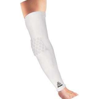 McDavid Hex Power Shooter Arm Sleeve   Size Large I17, White (6500R W L)
