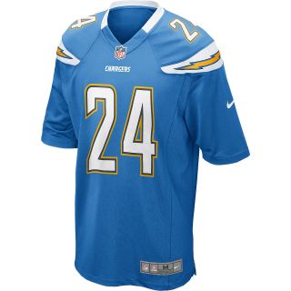 NIKE Mens San Diego Charges Ryan Mathews Game Alternate Color Jersey   Size