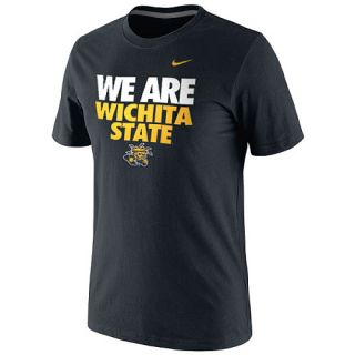NIKE Mens Wichita State Shockers We Are Wichita State Classic Black Short 