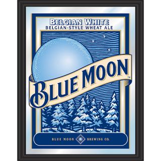 Trademark Global Blue Moon Framed Mirror   15 x 20 inch (BM1500)