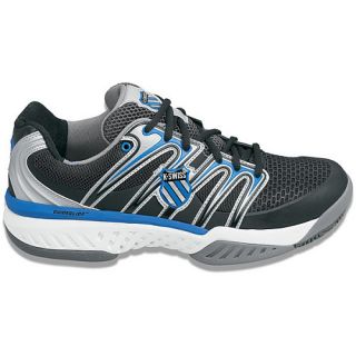 K Swiss Bigshot Tennis Shoe Mens   Size 8, Charcoal/black/blue (02638 042)