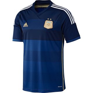 adidas Mens Argentina Away Short Sleeve Soccer Jersey   Size Small, Pride