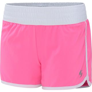 SOFFE Girls Board Shorts   Size Small, Neon Pink