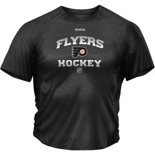 REEBOK Mens Philadelphia Flyers Authentic Elite Speedwick Short Sleeve T Shirt