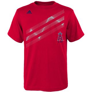 adidas Youth Los Angeles Angels of Anaheim Laser Field Short Sleeve T Shirt  