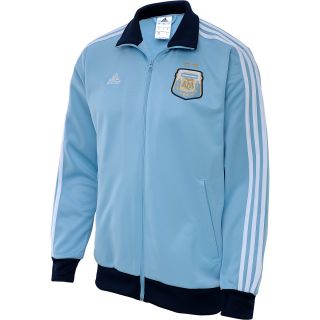 adidas Mens Argentina Messi Full Zip Track Top   Size Medium, Argentina Blue
