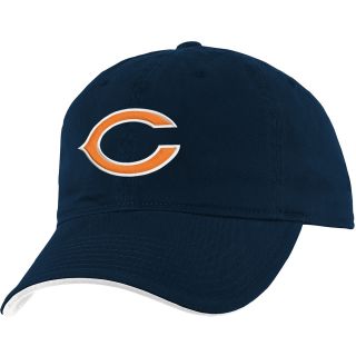 NFL Team Apparel Girls Chicago Bears Slouch Adjustable Team Color Cap   Size