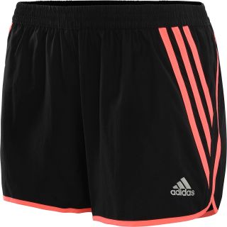 adidas Womens Questar 4 Running Shorts   Size Large, Black/red